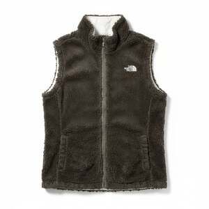 The North Face Women's Mossbud Insulated Reversible Vest Charcoal and White